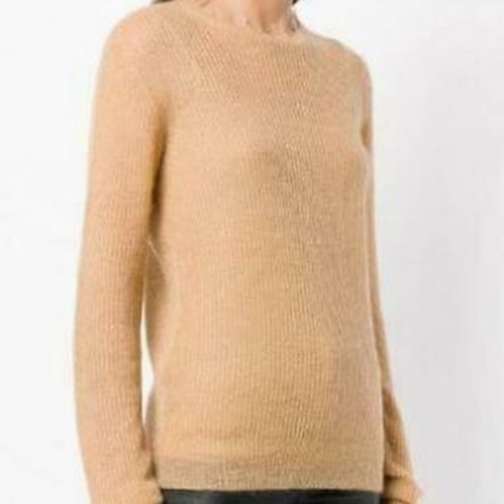 HELMUT Lang long-sleeve fitted Sweater, Size Small